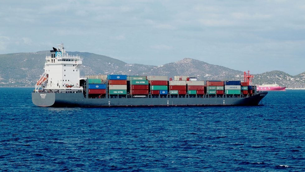 container ship